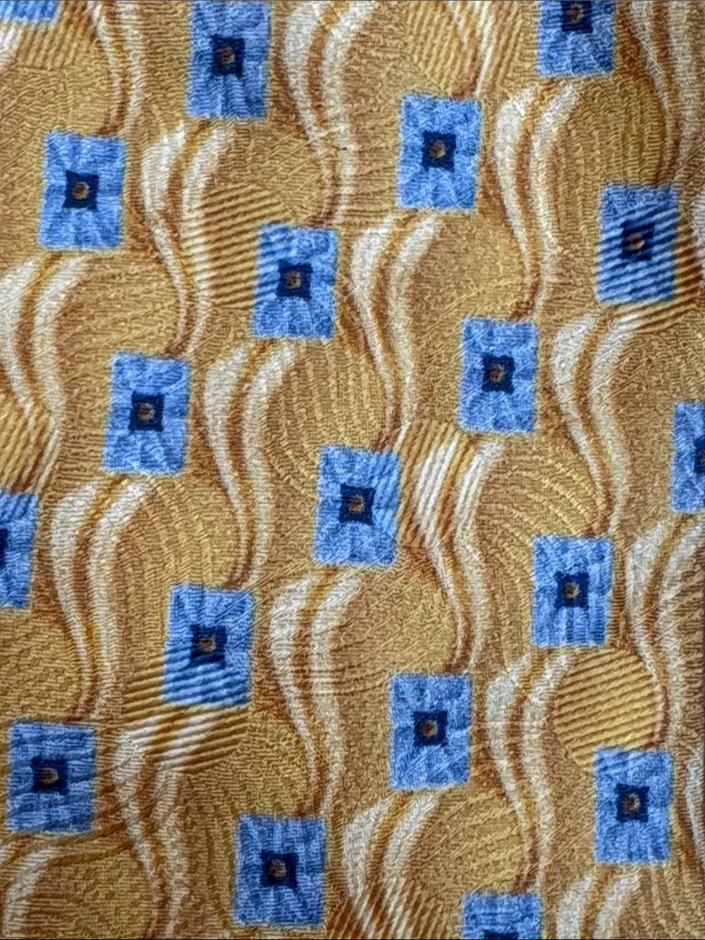 Villa Bolgheri Neck tie Italian Geometric‎